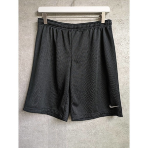 Nike Athletic Shorts Men's Medium Black Running Gym‎ Polyester Pockets